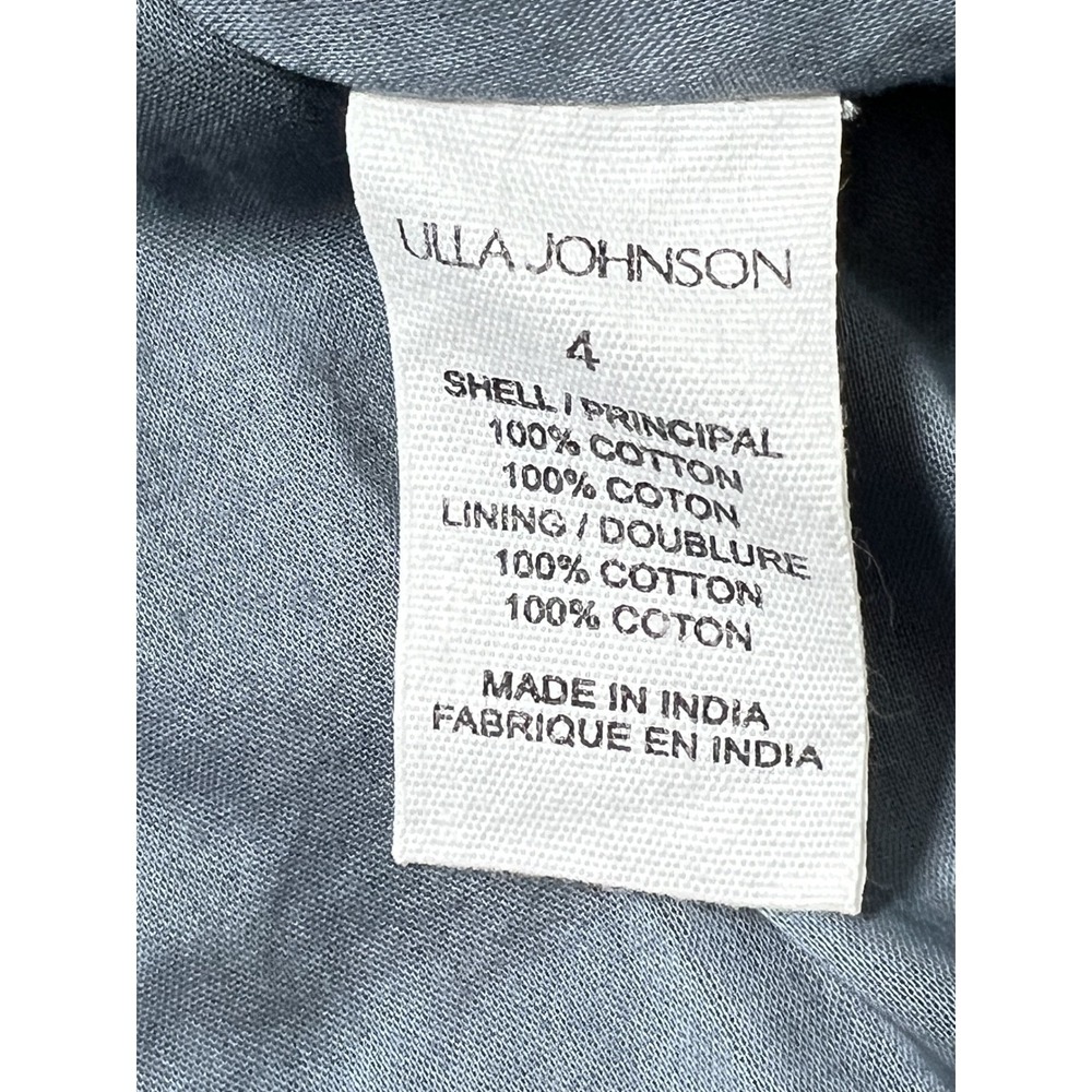 Ulla Johnson Crisscross Halter Cutout Tiered Maxi Dress Sz 4 Multi Plaid  Belted - Picture 8 of 10